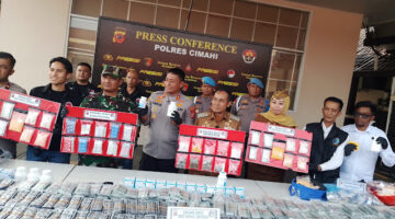 Publik Apresiasi Kapolres Cimahi dan Jajaran, Ungkap 506 Ribu Obat Keras dalam 10 Hari